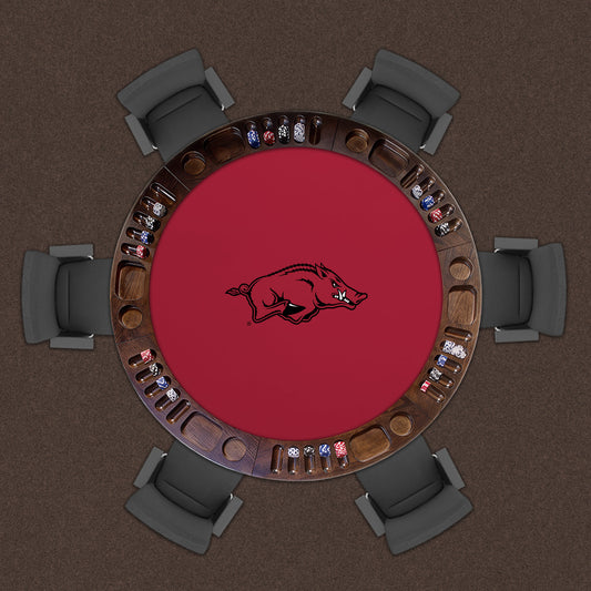 Arkansas Razorbacks Custom Game Table Replacement Felt Lifestyle
