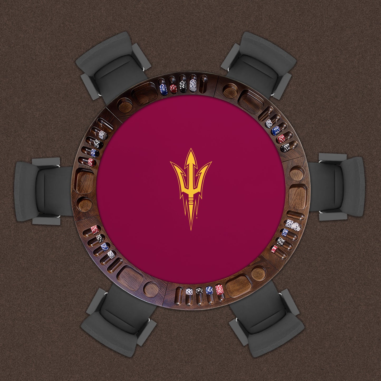 Arizona State Sun Devils Custom Game Table Replacement Felt Lifestyle
