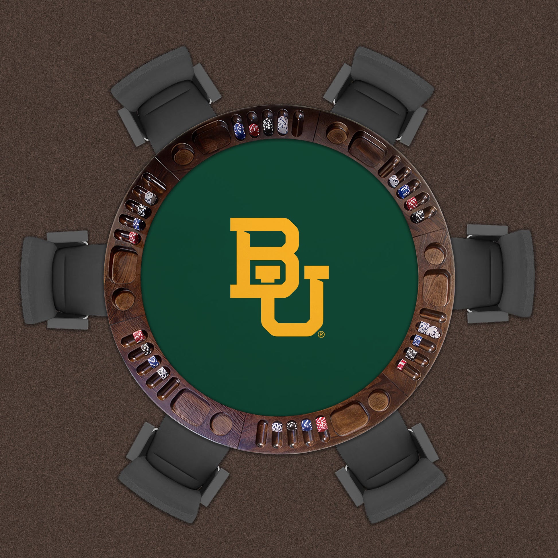 Baylor Bears Custom Game Table Replacement Felt Lifestyle