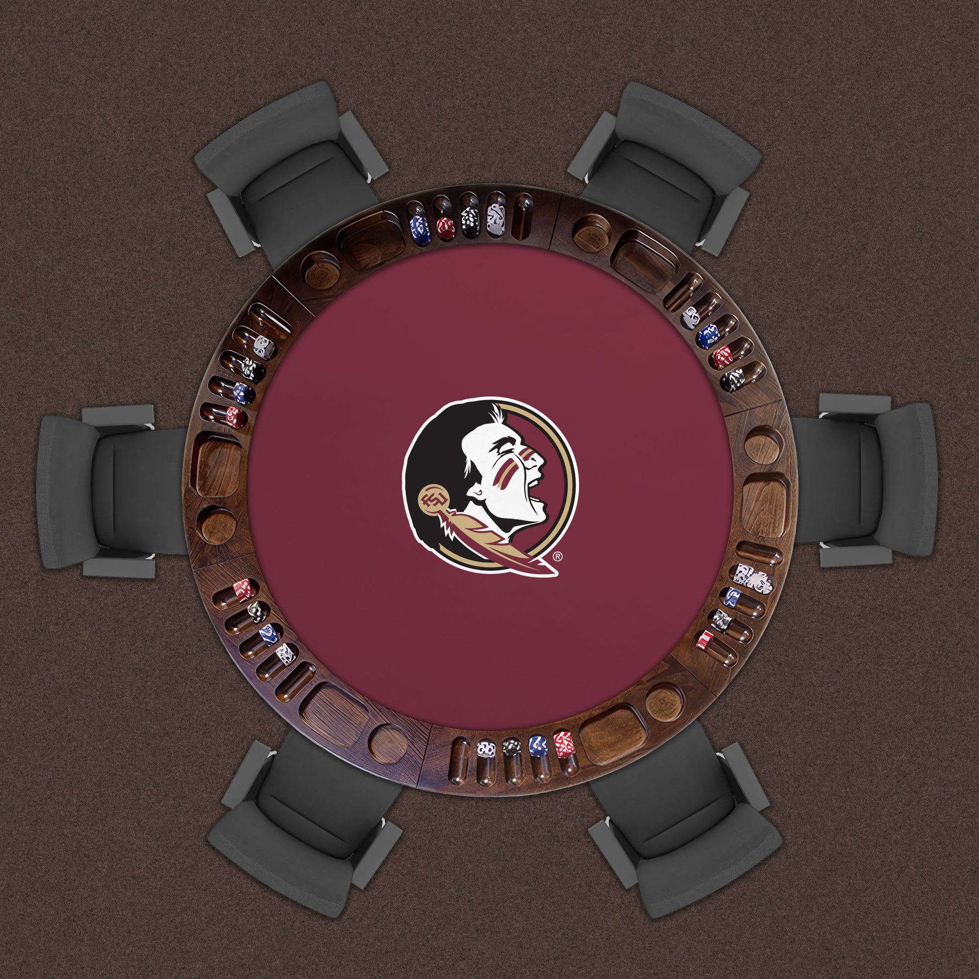 Florida State Seminoles Custom Game Table Replacement Felt Lifestyle