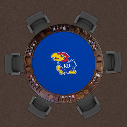 Kansas Jayhawks Custom Game Table Replacement Felt Lifestyle