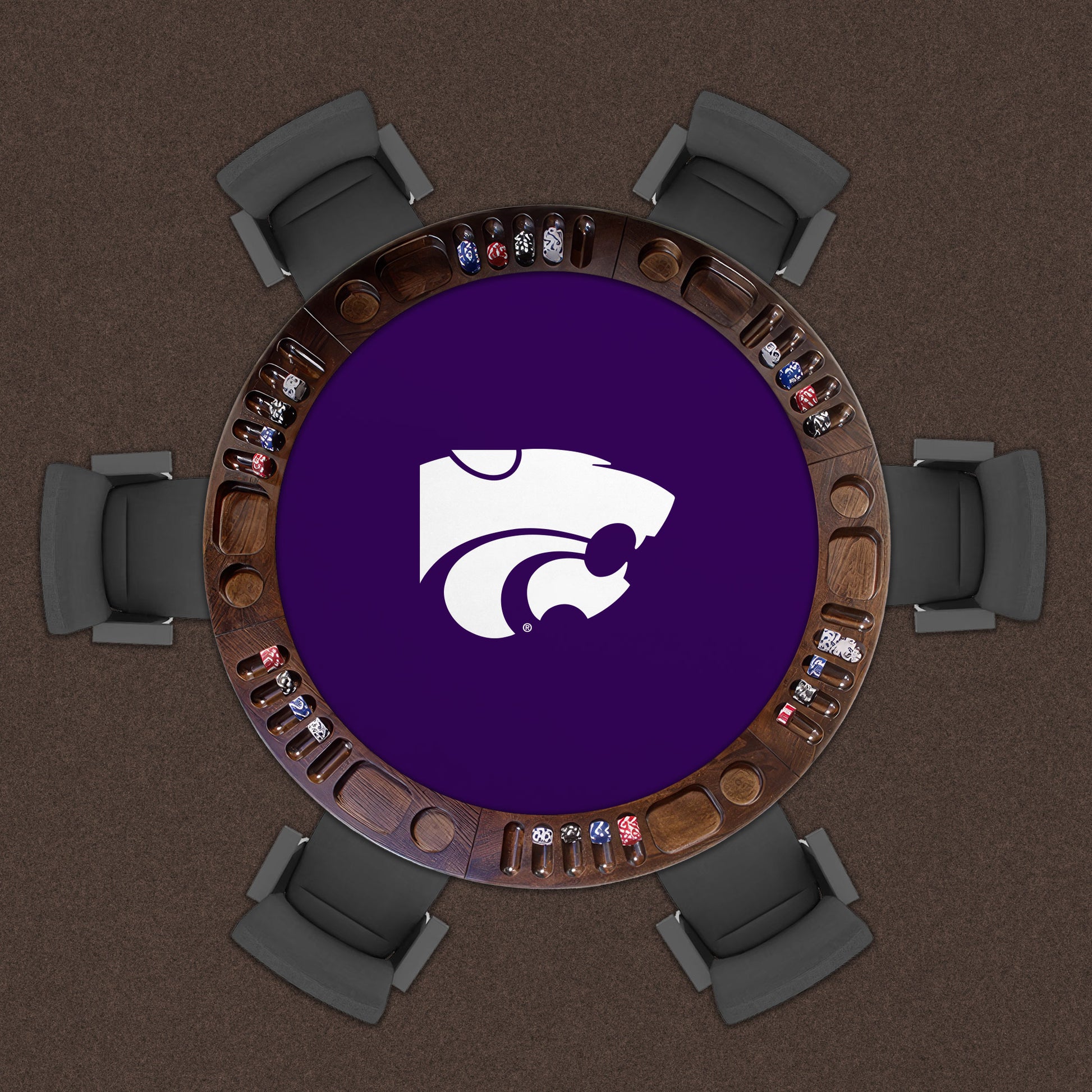 Kansas State Wildcats Custom Game Table Replacement Felt Lifestyle