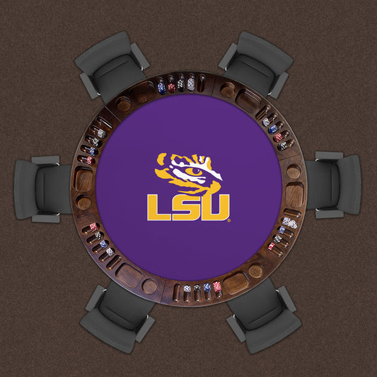LSU Tigers Custom Game Table Replacement Felt Lifestyle