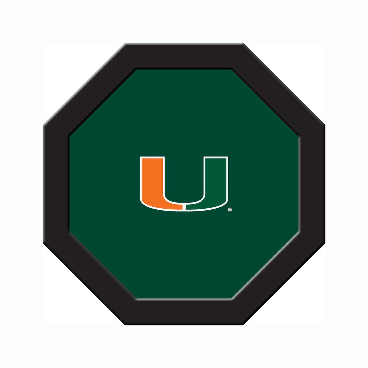 Miami Hurricanes Custom Game Table Replacement Felt