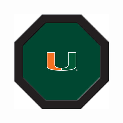 Miami Hurricanes Custom Game Table Replacement Felt