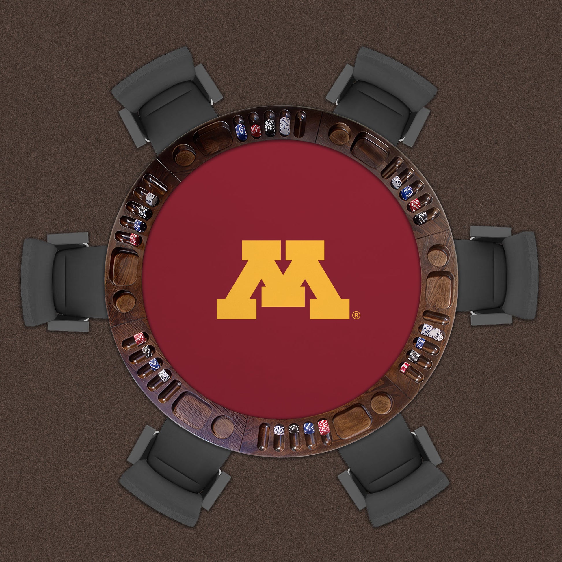 Minnesota Golden Gophers Custom Game Table Replacement Felt Lifestyle