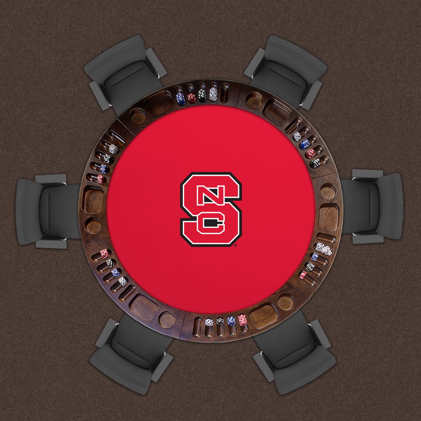 NC State Wolfpack Custom Game Table Replacement Felt Lifestyle
