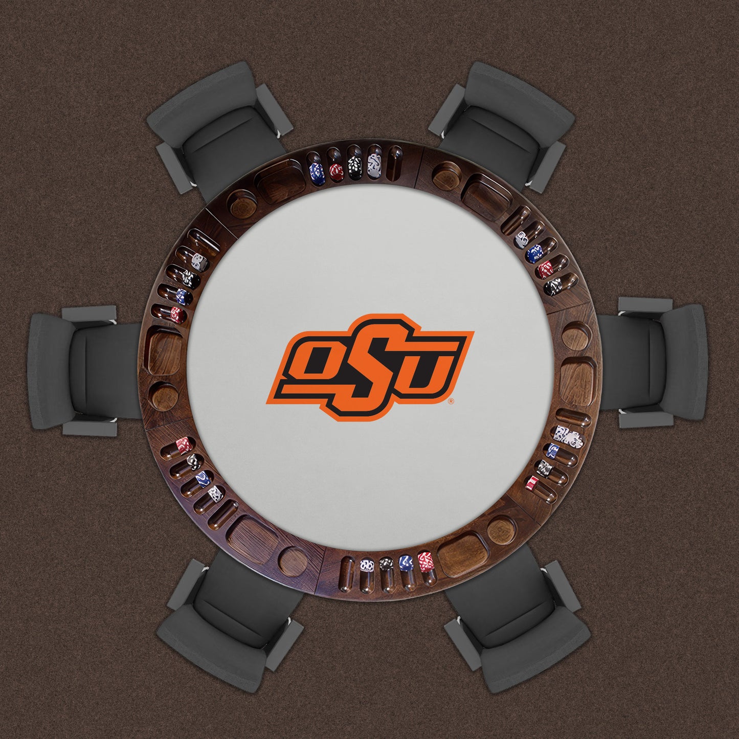 Oklahoma State Cowboys Custom Game Table Replacement Felt Lifestyle