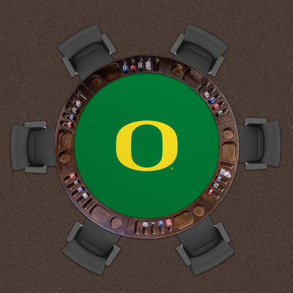 Oregon Ducks Custom Game Table Replacement Felt Lifestyle