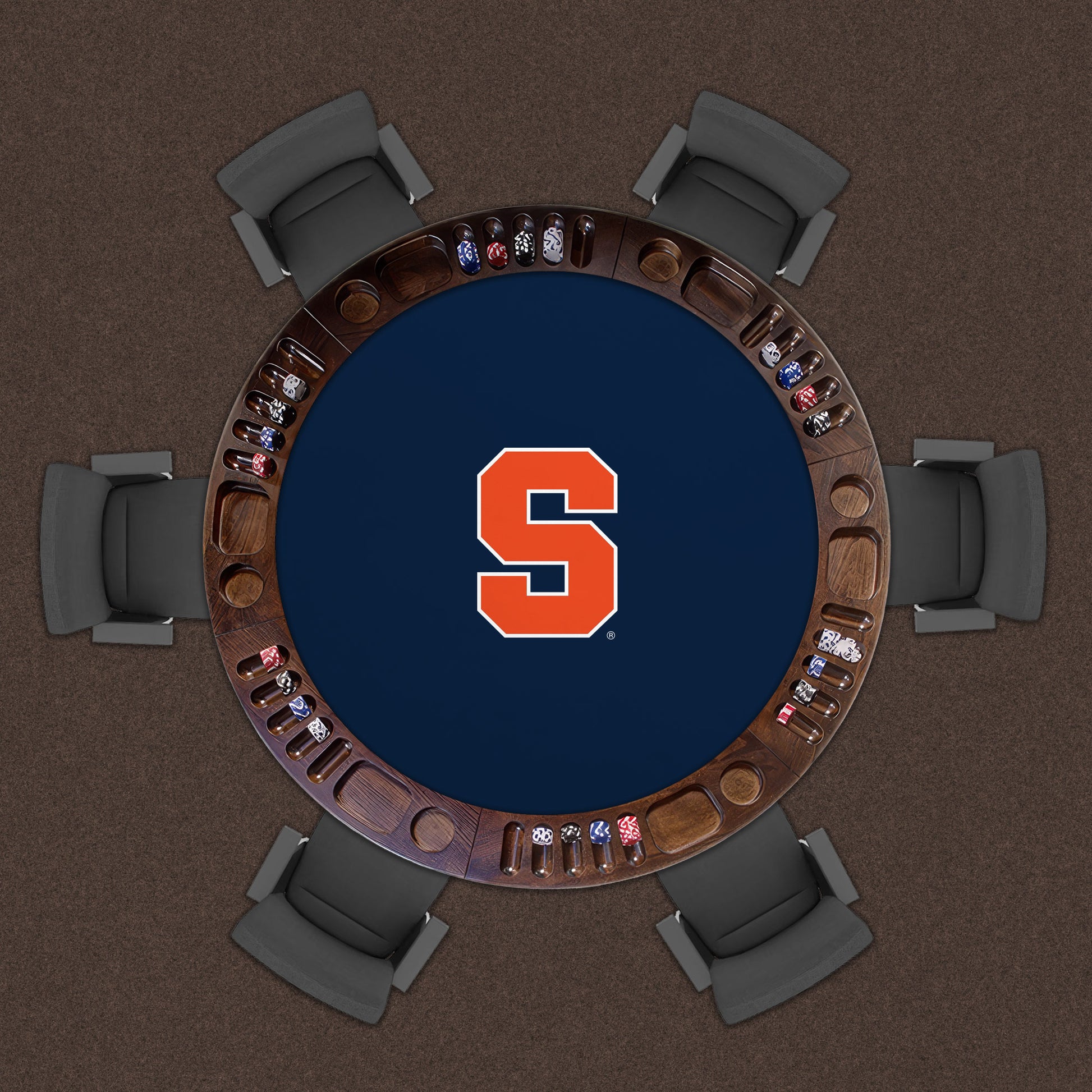 Syracuse Orange Custom Game Table Replacement Felt Lifestyle