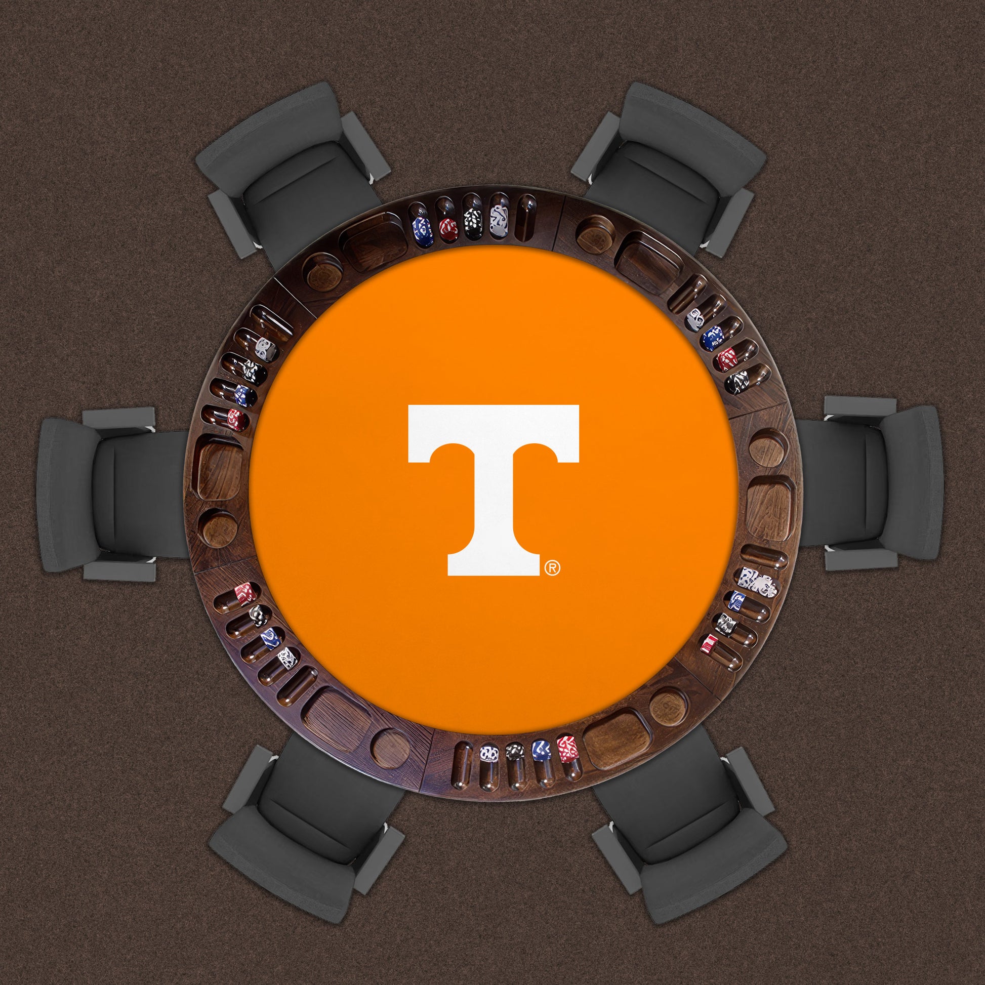 Tennessee Volunteers Custom Game Table Replacement Felt Lifestyle
