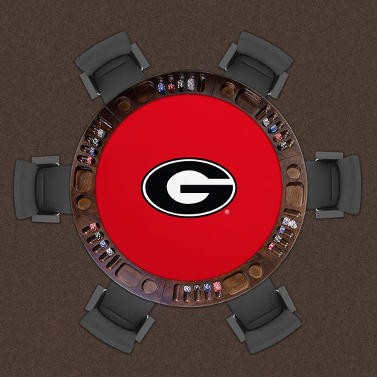 Georgia Bulldogs Custom Game Table Replacement Felt Lifestyle