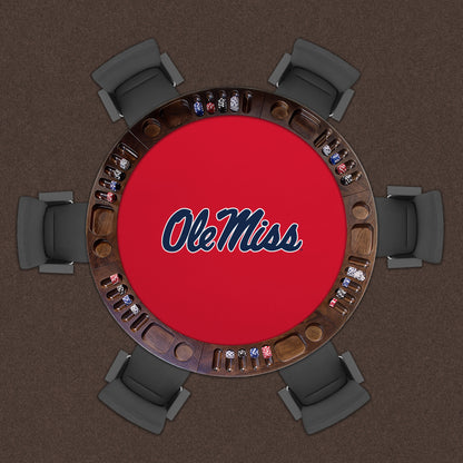 Mississippi Rebels Custom Game Table Replacement Felt Lifestyle