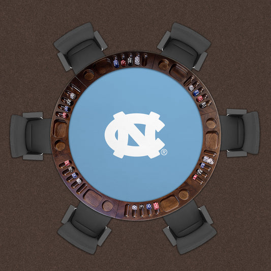 North Carolina Tar Heels Custom Game Table Replacement Felt Lifestyle