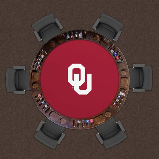 Oklahoma Sooners Custom Game Table Replacement Felt Lifestyle
