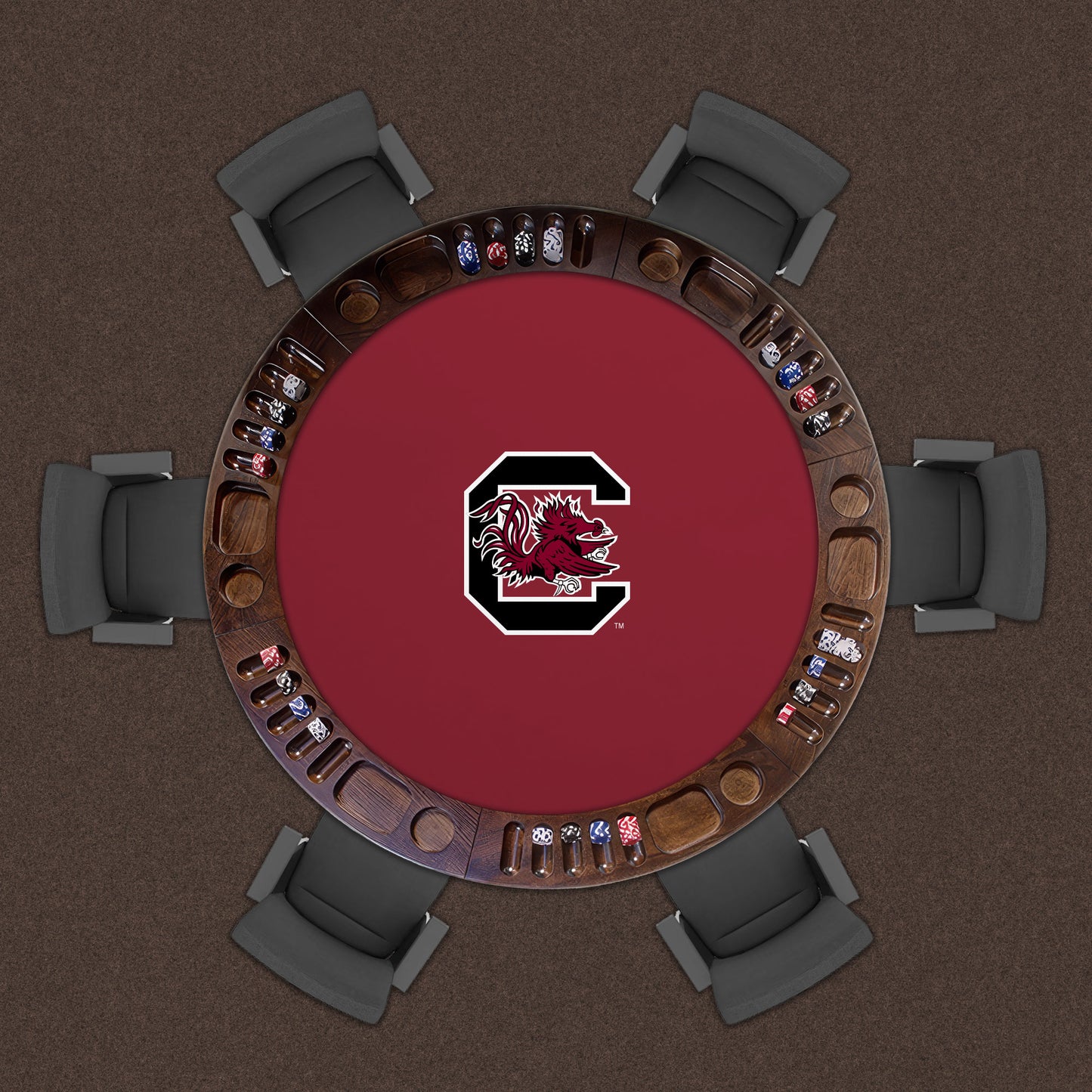 South Carolina Gamecocks Custom Game Table Replacement Felt Lifestyle