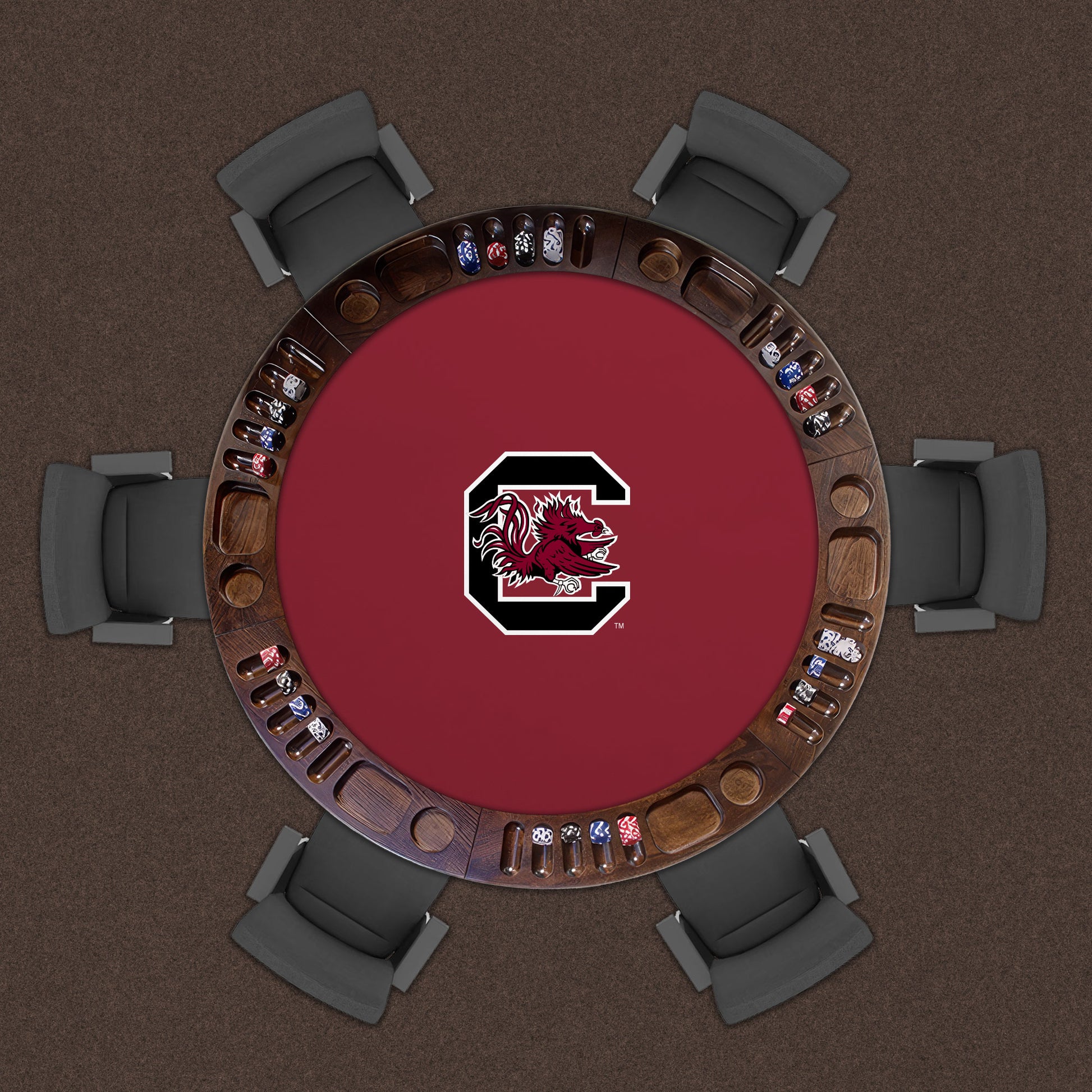 South Carolina Gamecocks Custom Game Table Replacement Felt Lifestyle