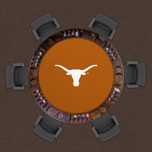 Texas Longhorns Custom Game Table Replacement Felt Lifestyle