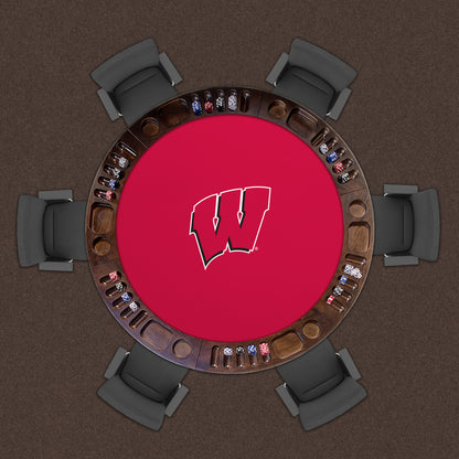 Wisconsin Badgers Custom Game Table Replacement Felt Lifestyle