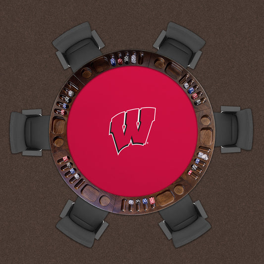 Wisconsin Badgers Custom Game Table Replacement Felt Lifestyle