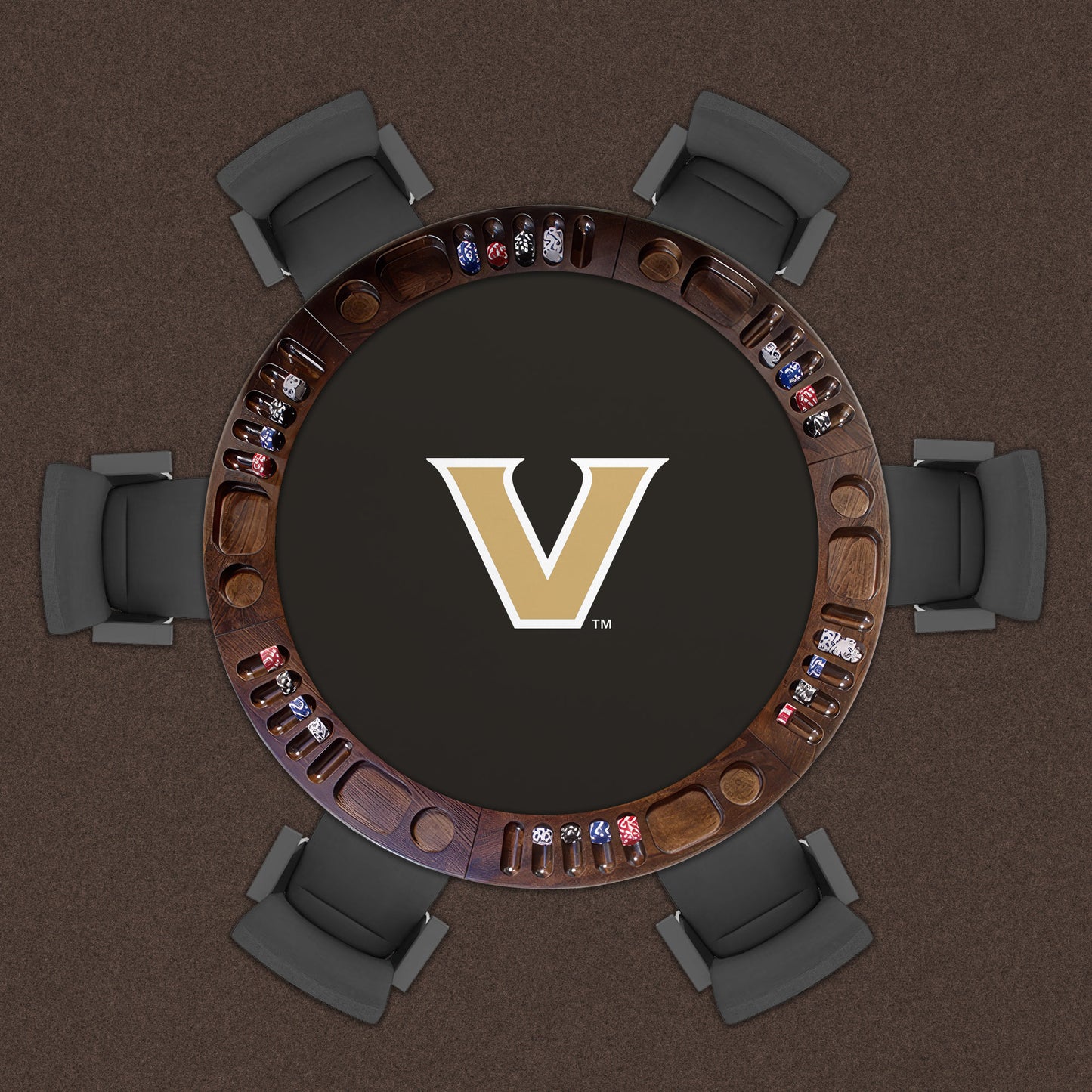 Vanderbilt Commodores Custom Game Table Replacement Felt Lifestyle