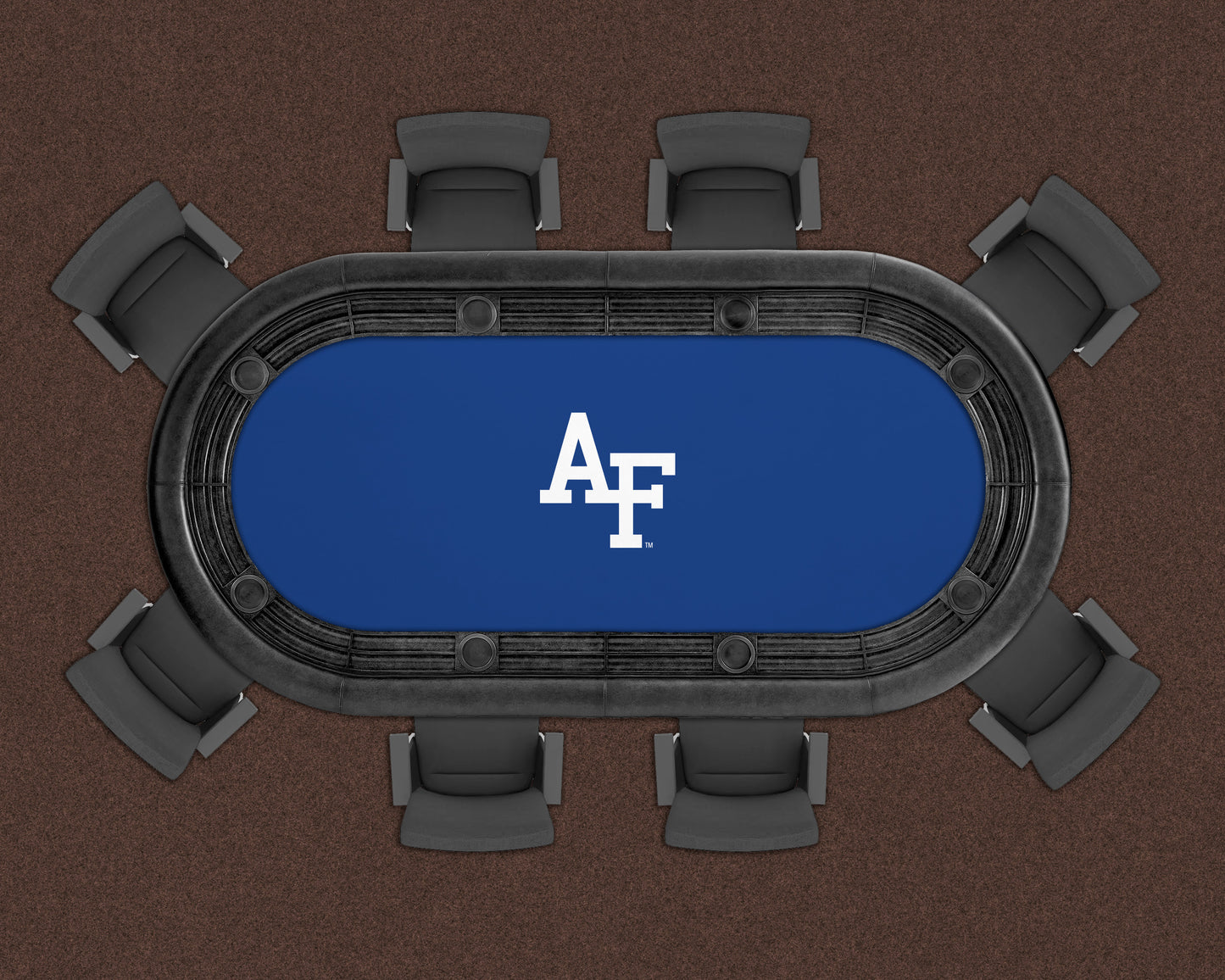 Air Force Falcons Custom Poker Table Replacement Felt LIFESTYLE