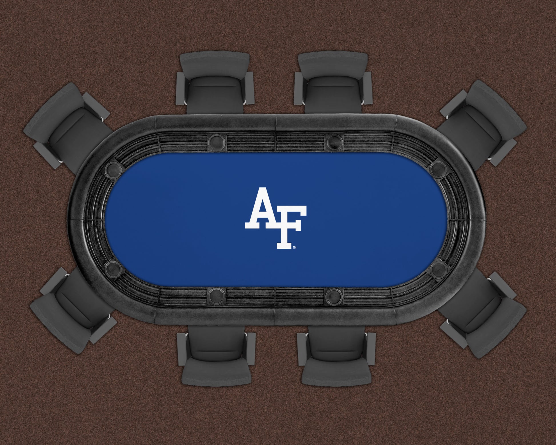 Air Force Falcons Custom Poker Table Replacement Felt LIFESTYLE