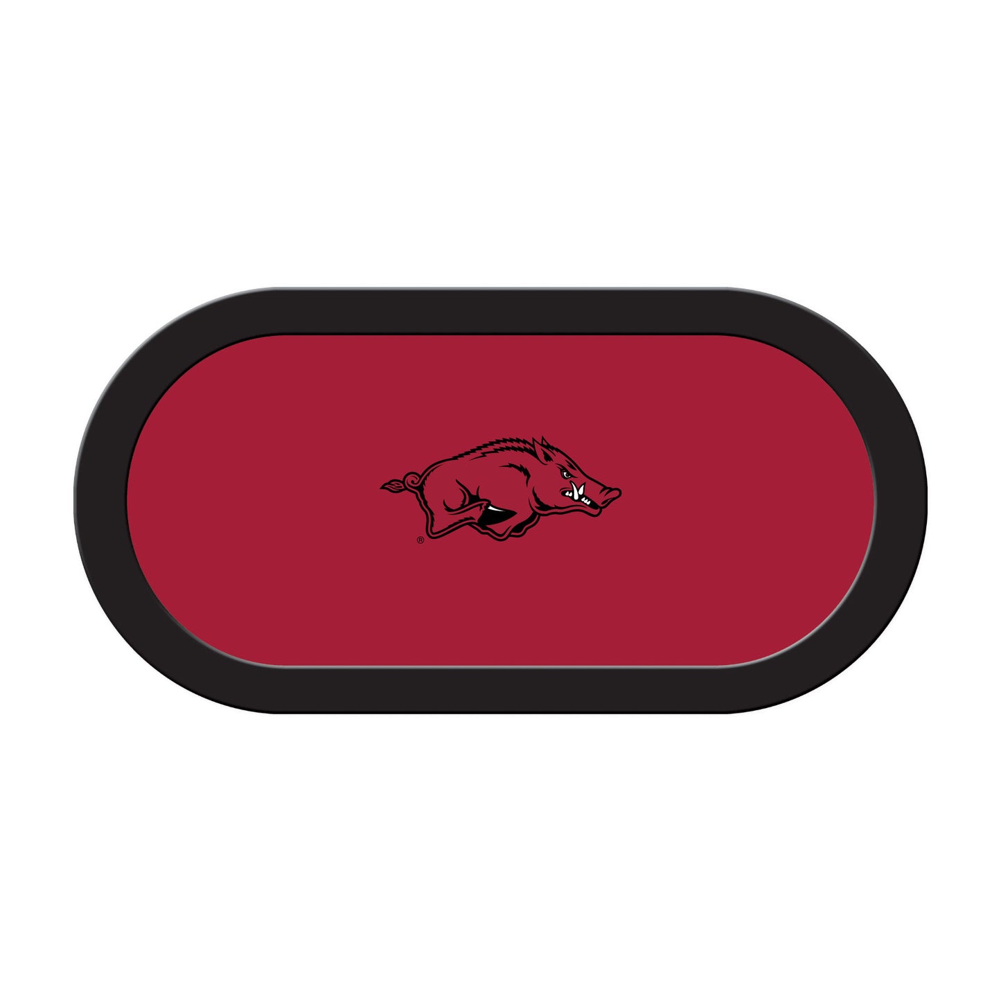 Arkansas Razorbacks Custom Poker Table Replacement Felt