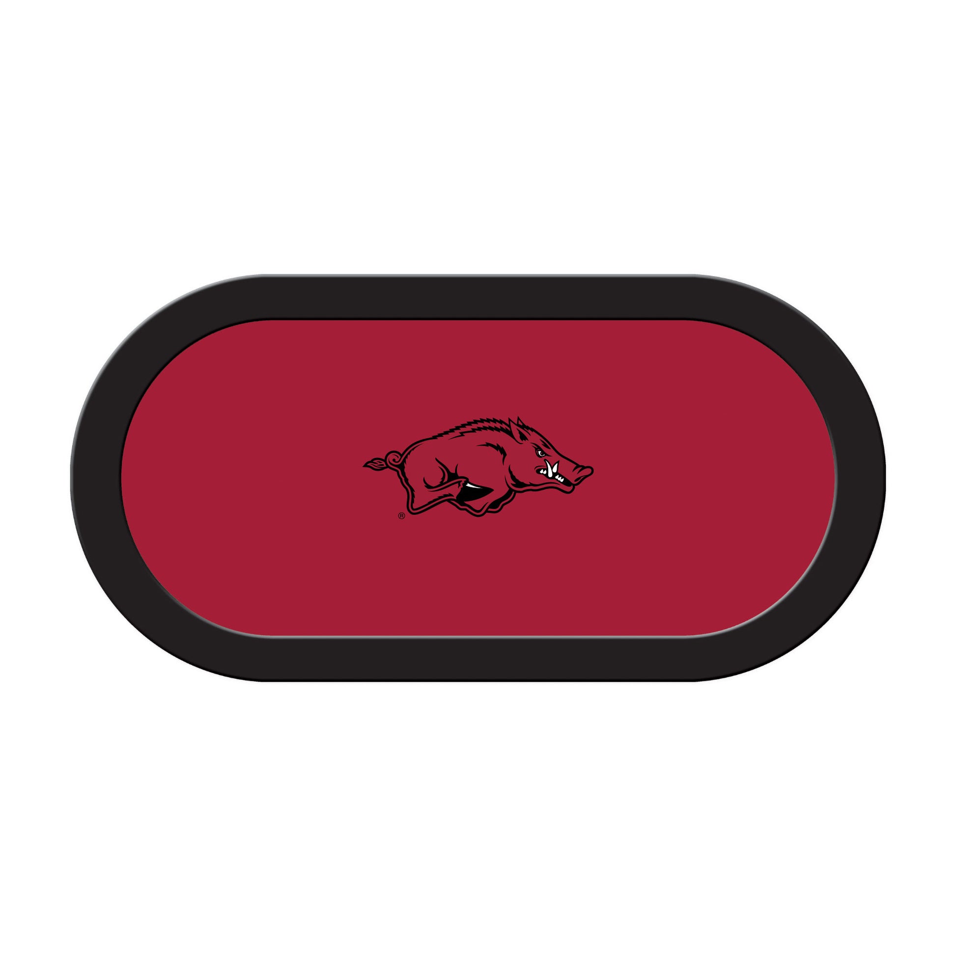 Arkansas Razorbacks Custom Poker Table Replacement Felt