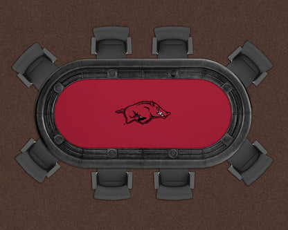 Arkansas Razorbacks Custom Poker Table Replacement Felt LIFESTYLE