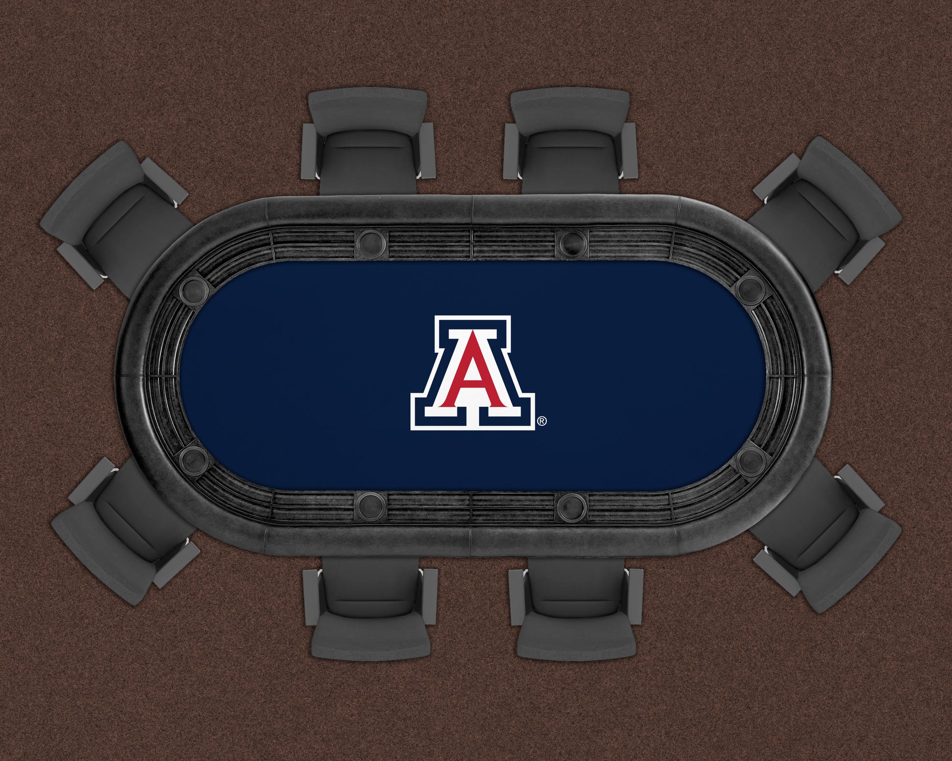 Arizona Wildcats Custom Poker Table Replacement Felt LIFESTYLE