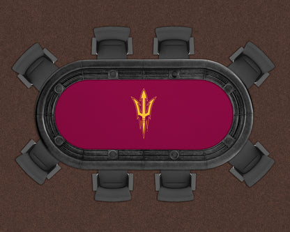 Arizona State Sun Devils Custom Poker Table Replacement Felt LIFESTYLE