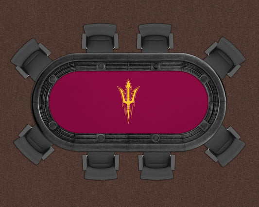 Arizona State Sun Devils Custom Poker Table Replacement Felt LIFESTYLE