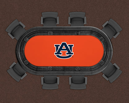 Auburn Tigers Custom Poker Table Replacement Felt LIFESTYLE