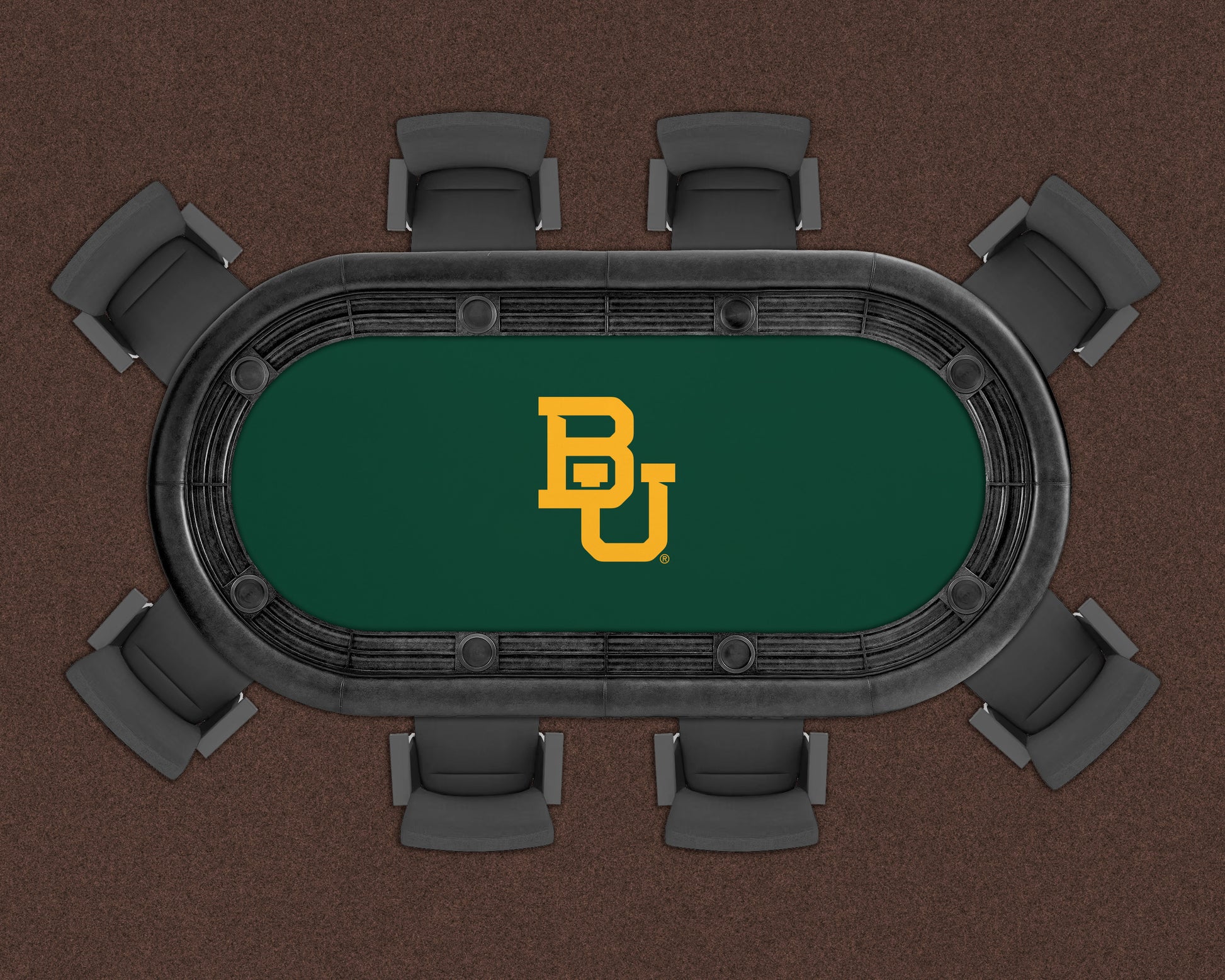 Baylor Bears Custom Poker Table Replacement Felt LIFESTYLE