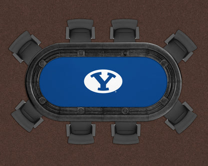 BYU Cougars Custom Poker Table Replacement Felt LIFESTYLE