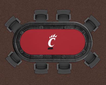 Cincinnati Bearcats Custom Poker Table Replacement Felt LIFESTYLE