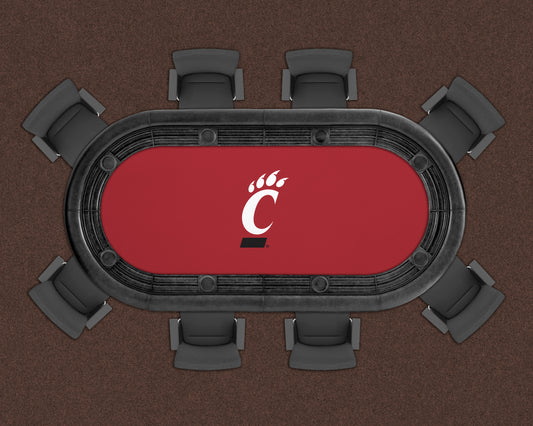 Cincinnati Bearcats Custom Poker Table Replacement Felt LIFESTYLE