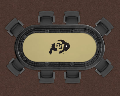 Colorado Buffaloes Custom Poker Table Replacement Felt LIFESTYLE