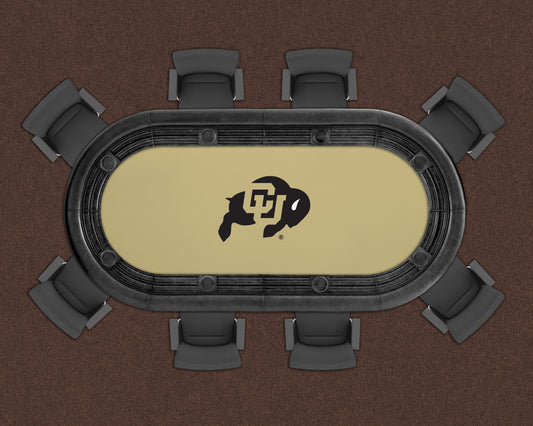 Colorado Buffaloes Custom Poker Table Replacement Felt LIFESTYLE