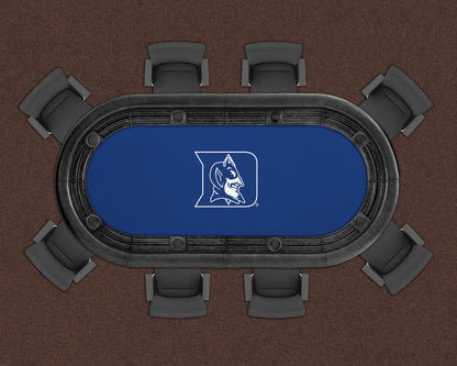 Duke Blue Devils Custom Poker Table Replacement Felt LIFESTYLE