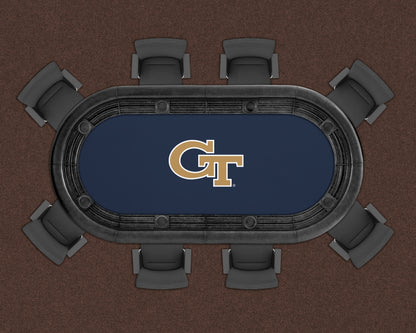 Georgia Tech Yellow Jackets Custom Poker Table Replacement Felt LIFESTYLE