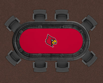 Louisville Cardinals Custom Poker Table Replacement Felt LIFESTYLE