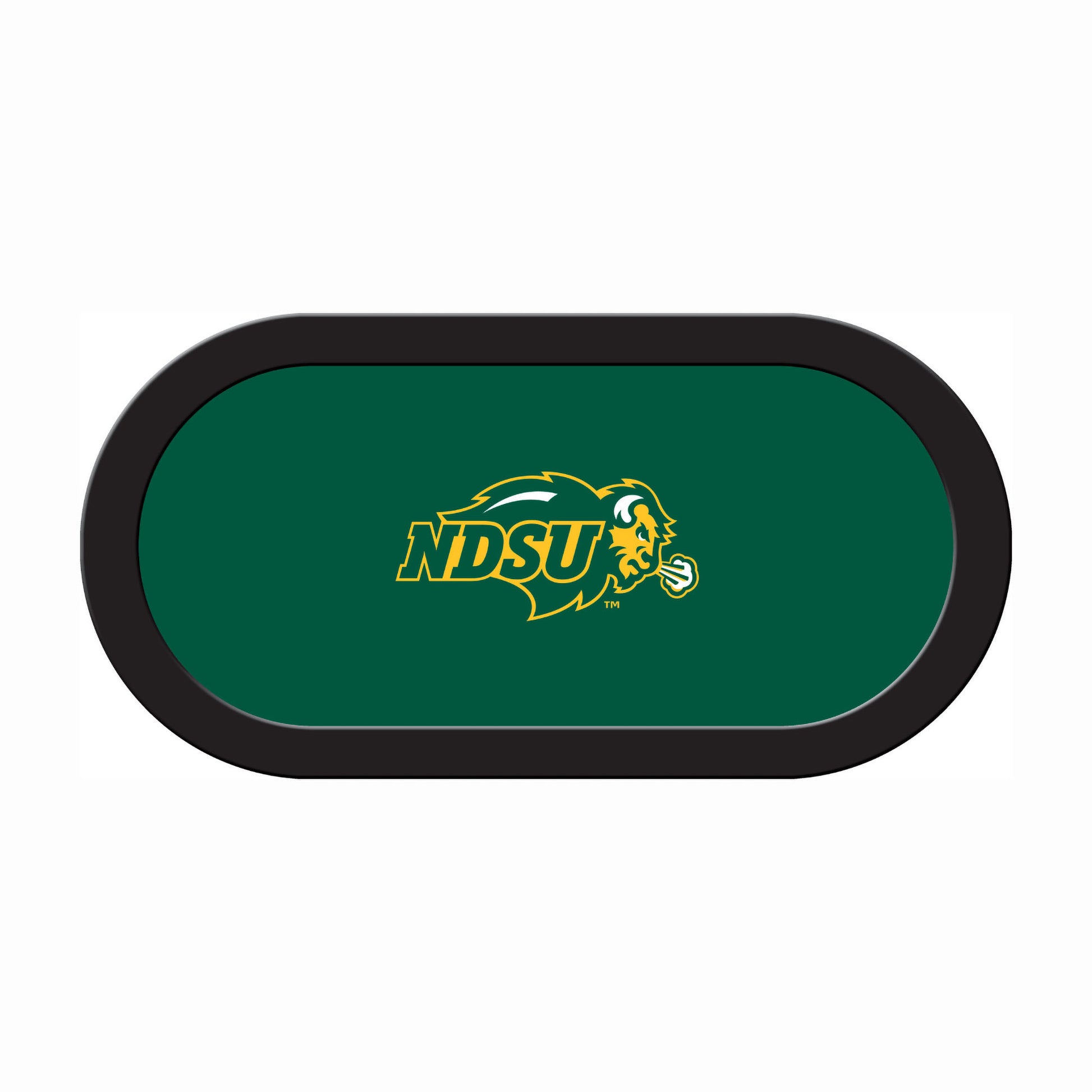 North Dakota State Bison Custom Poker Table Replacement Felt