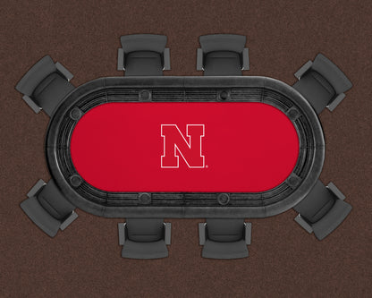 Nebraska Cornhuskers Custom Poker Table Replacement Felt LIFESTYLE