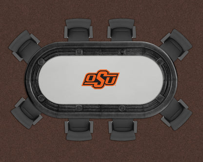Oklahoma State Cowboys Custom Poker Table Replacement Felt LIFESTYLE