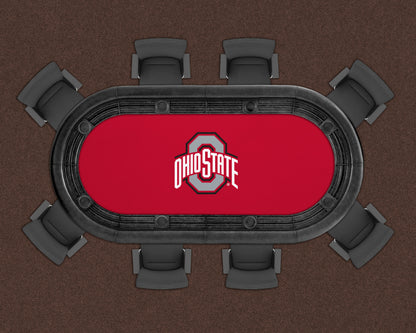 Ohio State Buckeyes Custom Poker Table Replacement Felt LIFESTYLE