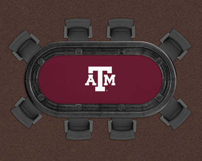 Texas A&M Aggies Custom Poker Table Replacement Felt LIFESTYLE