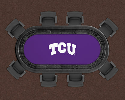 TCU Horned Frogs Custom Poker Table Replacement Felt LIFESTYLE