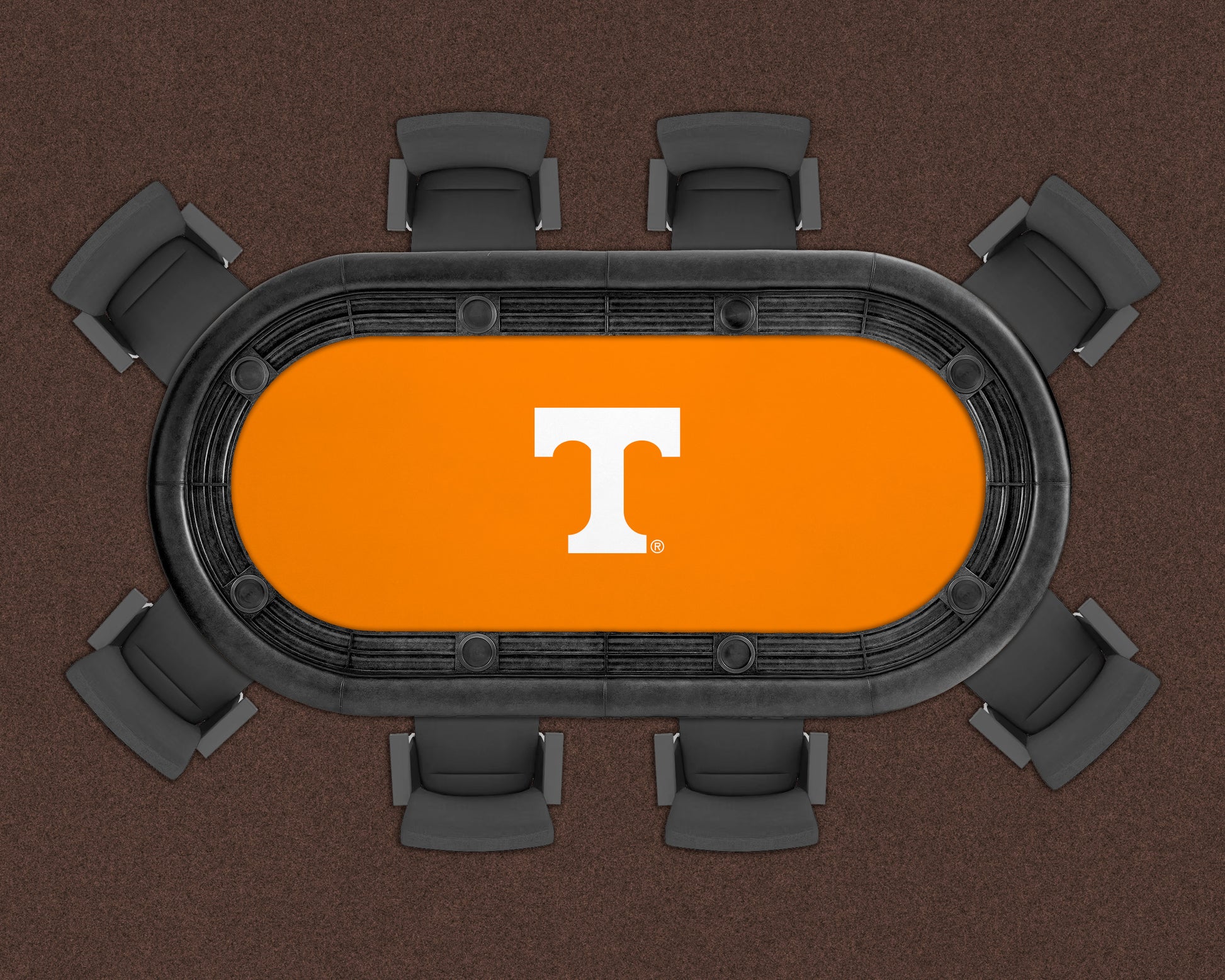 Tennessee Volunteers Custom Poker Table Replacement Felt LIFESTYLE